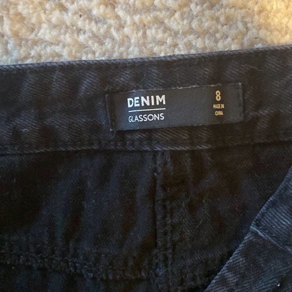 Black jean skirt - Picture 3 of 3